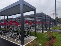 Bicycle parking at the Hauptbahnhof