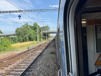 Approaching Kutná Hora main station