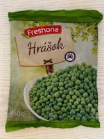 Frozen peas to keep chocolate cool